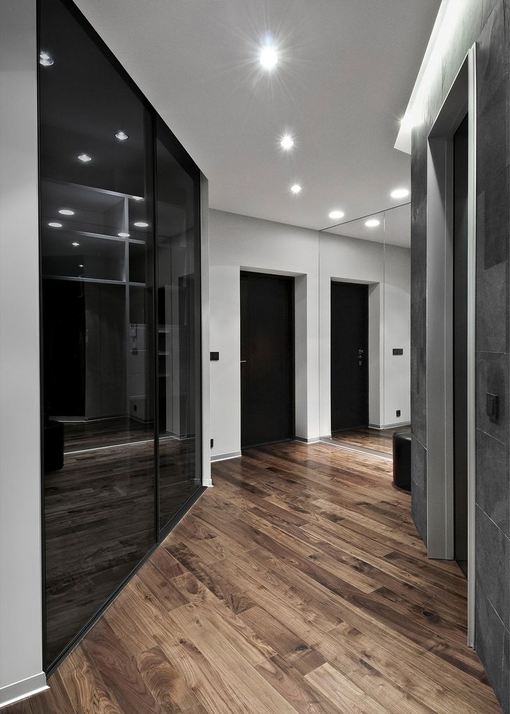MODERN APARTMENT SLATE&WALNUT